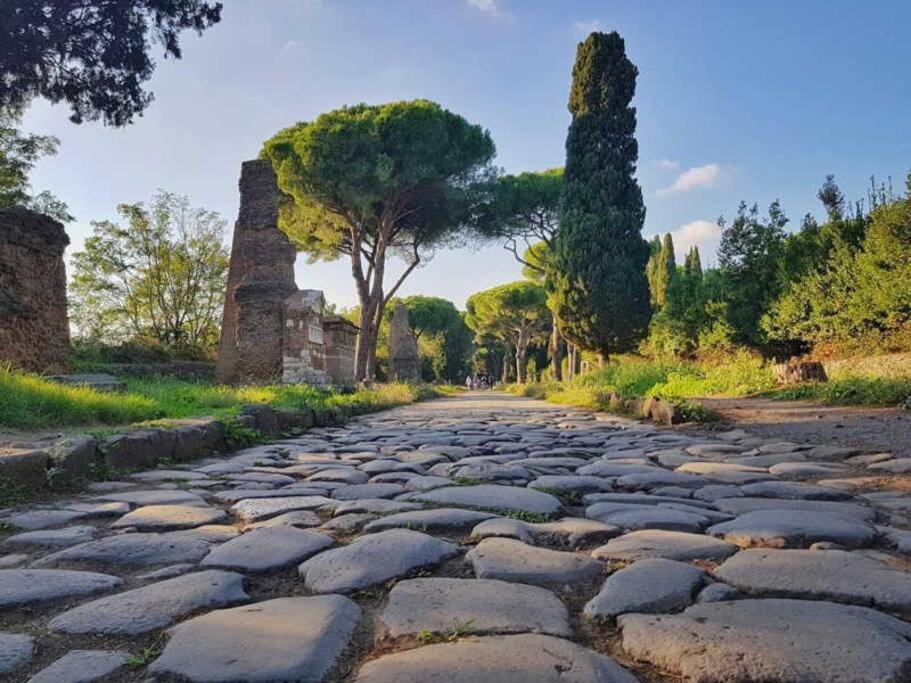 Rooftop Appia Antica,Silenzioso Riservato Two Bedrooms Two Bathrooms Rom Exteriör bild
